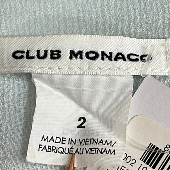 NWT Club Monaco Theodasia Wide Leg Pant Mint 2 - Picture 13 of 16